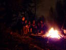Gl�hwein in kurzen Hosen